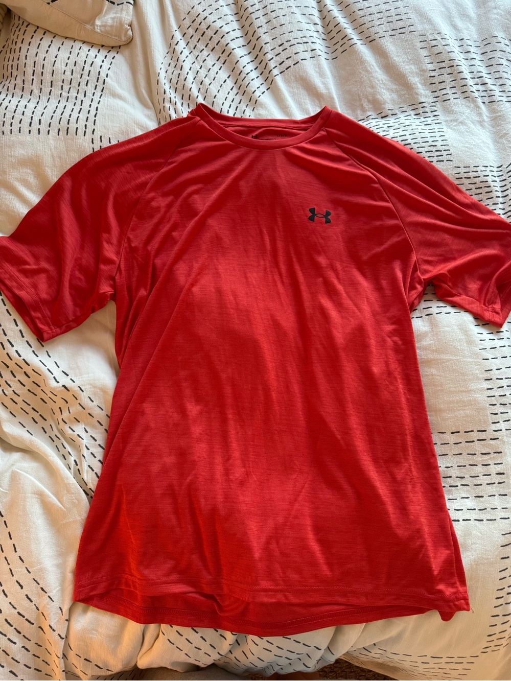 Under Armour Men’s Orange Performance Short Sleeve Shirt